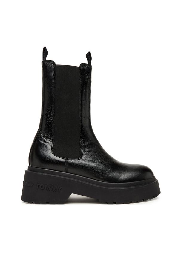 Sztyblety Tommy Jeans. Kolor: czarny