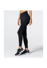 Carpatree - Legginsy z wysokim stanem Spark czarne. Stan: podwyższony. Kolor: czarny. Sport: fitness