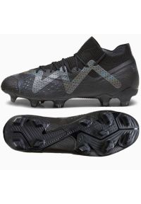 Buty piłkarskie Puma Future Ultimate FG/AG M 107355-02 czarne czarne. Kolor: czarny. Materiał: materiał, dzianina. Szerokość cholewki: normalna. Sport: piłka nożna #5