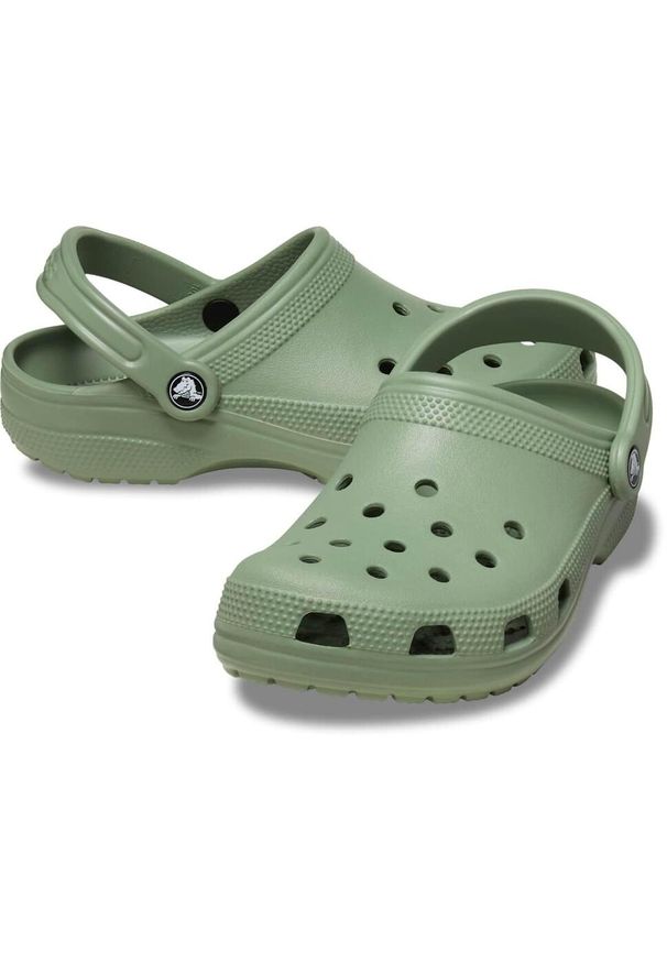 Crocs Clásico Zueco. Kolor: zielony. Materiał: syntetyk, materiał