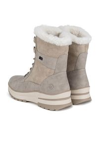 Remonte Trzewiki D2B73-40 Beżowy. Kolor: beżowy. Materiał: skóra #5