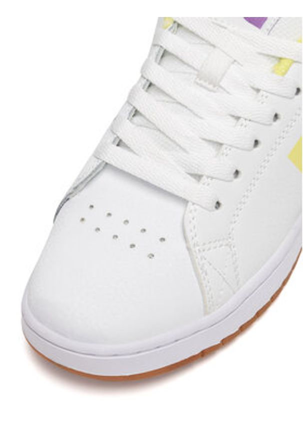 DC Shoes Sneakersy GAVELER ADJS700082-HPO Biały. Kolor: biały. Materiał: materiał