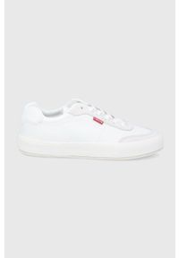 Levi's® - Levi's Buty Munro kolor biały. Okazja: na spotkanie biznesowe. Nosek buta: okrągły. Zapięcie: sznurówki. Kolor: biały. Materiał: guma #1
