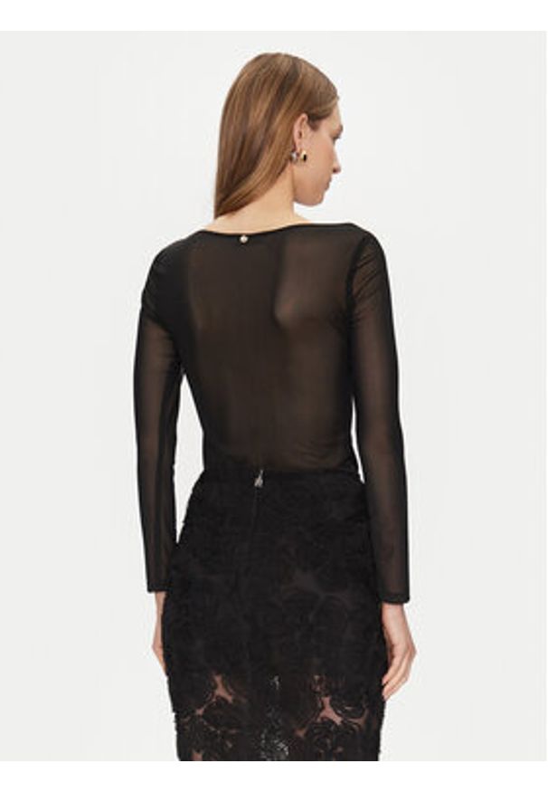 Rinascimento Body CFC0121148003 Czarny Slim Fit. Kolor: czarny. Materiał: syntetyk