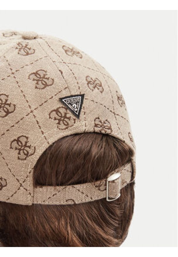 Guess Czapka z daszkiem M5GZ18 WGUE0 Brązowy. Kolor: brązowy. Materiał: materiał, bawełna