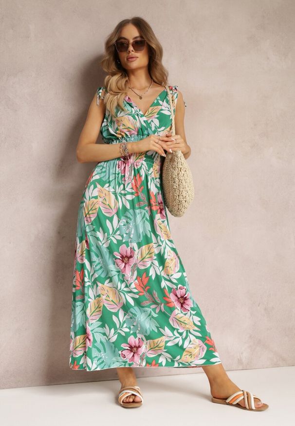 Renee - Zielona Sukienka Lydena. Kolor: zielony