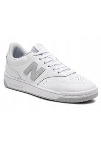 New Balance - Buty na co dzień unisex NEW BALANCE BB80 wygląd skóry. Okazja: na co dzień. Kolor: biały. Materiał: skóra. Sport: turystyka piesza