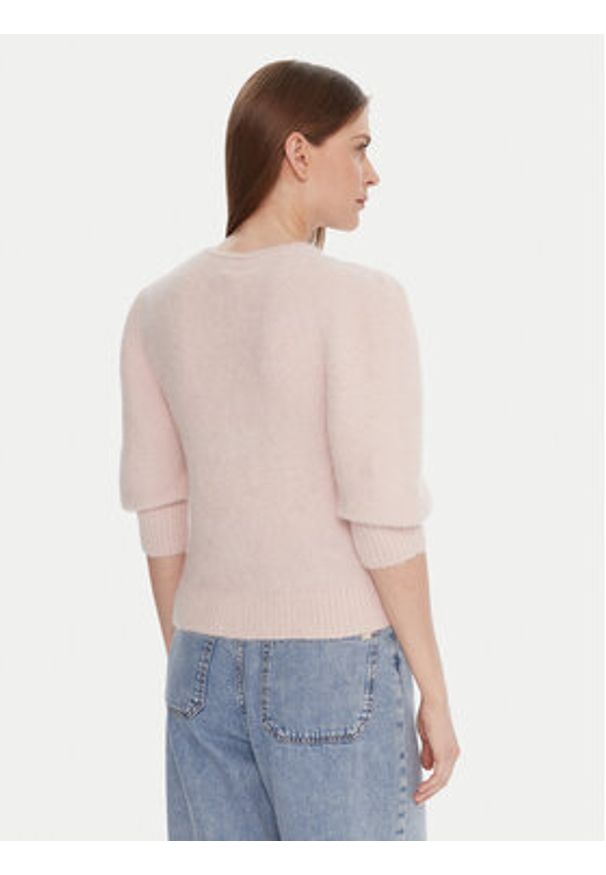 Kontatto Kardigan 3M0873C Różowy Regular Fit. Kolor: różowy. Materiał: syntetyk