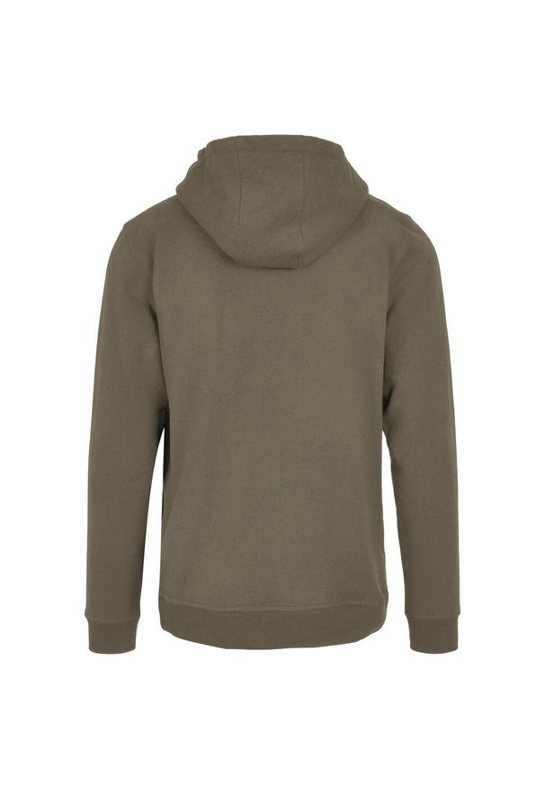 BUILD YOUR BRAND - Bluza Z Kapturem Unisex Dla Dorosłych. Typ kołnierza: kaptur. Kolor: zielony