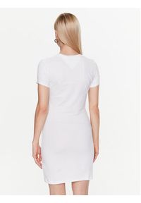 Tommy Jeans Sukienka codzienna Lala 2 DW0DW15357 Biały Slim Fit. Okazja: na co dzień. Kolor: biały. Materiał: bawełna. Typ sukienki: proste. Styl: casual #4