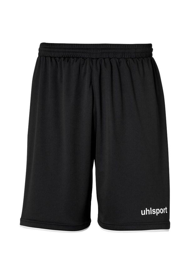 UHLSPORT - Szorty Uhlsport Club. Kolor: czarny, biały, wielokolorowy. Materiał: poliester. Sport: fitness, piłka nożna