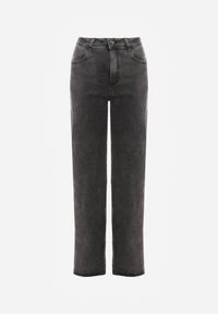 Renee - Szare Jeansy Wide Leg High Waist Mevandria. Okazja: na co dzień, na randkę. Stan: podwyższony. Kolor: szary. Styl: casual #8