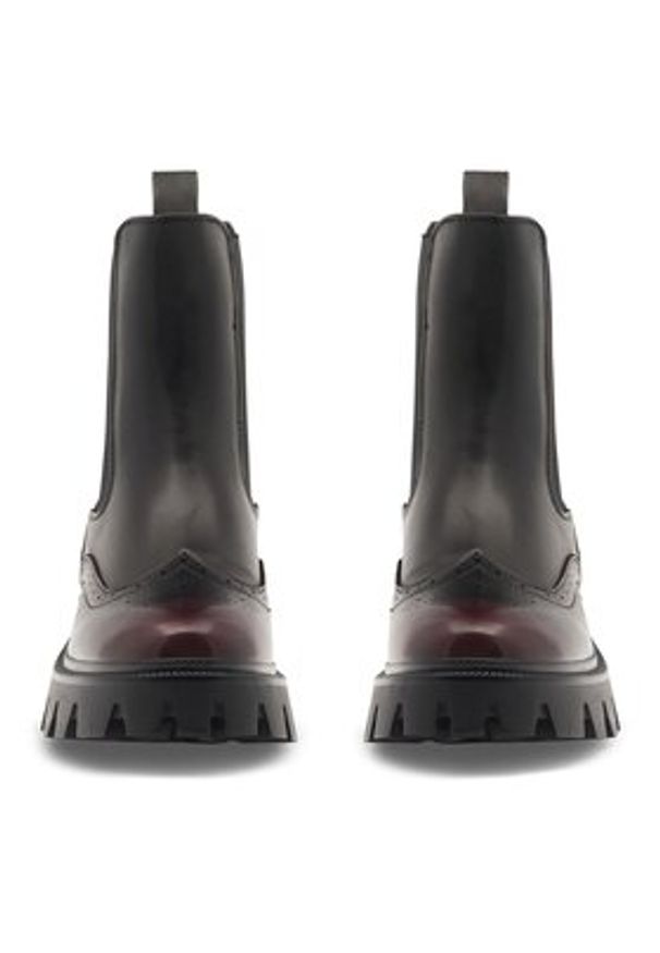 Jenny Fairy Botki Sally HY69250-10 Czarny. Kolor: czarny. Materiał: skóra