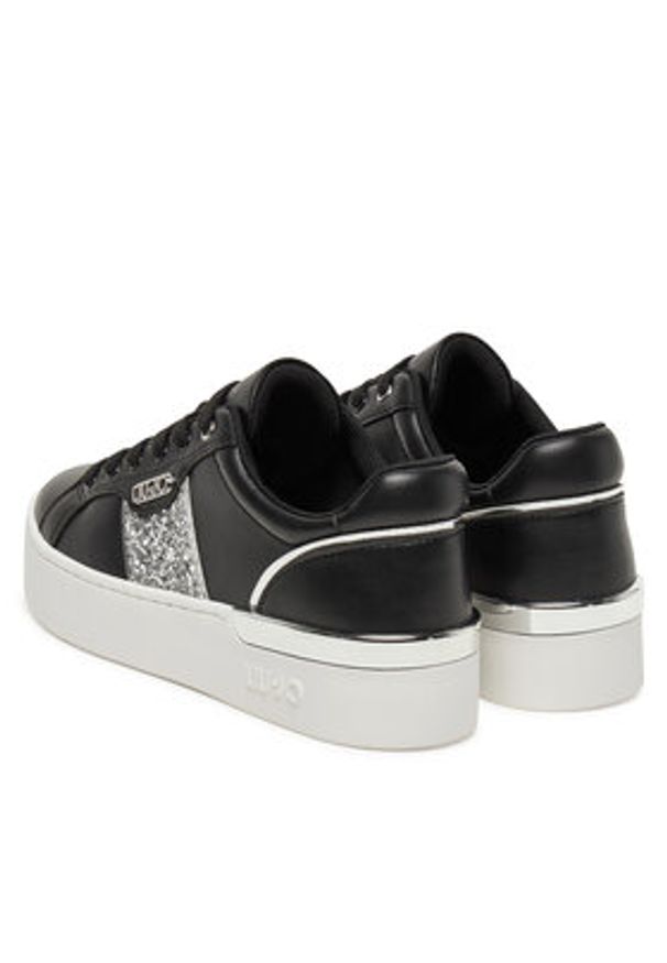 Liu Jo Sneakersy 4A5701 EX016 Czarny. Kolor: czarny. Materiał: skóra