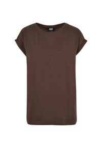 Urban Classics - Koszulka Damska Z Rozszerzonym Ramieniem. Kolor: brązowy #1