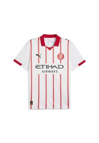 Puma - Męska koszulka domowa Girona FC 25/26 PUMA White Red. Kolor: biały, czerwony, wielokolorowy. Sezon: lato