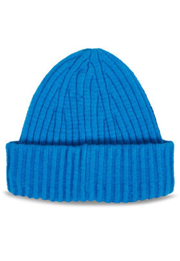 TOMMY HILFIGER - Tommy Hilfiger Czapka Tommy Twist Beanie AW0AW15325 Niebieski. Kolor: niebieski. Materiał: syntetyk