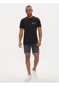 Karl Lagerfeld Jeans T-Shirt 241D1700 Czarny Slim Fit. Kolor: czarny. Materiał: bawełna #2