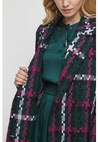 medicine - Medicine płaszcz z domieszką wełny damski przejściowy dwurzędowy. Materiał: wełna. Styl: klasyczny #5