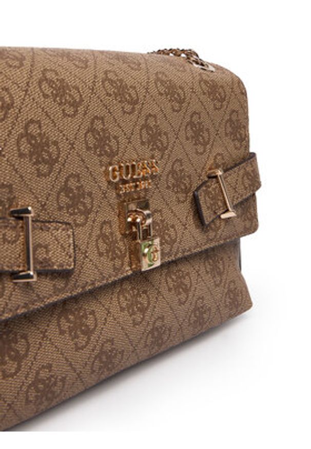 Guess Torebka Yesba HWSG78 33210 Beżowy. Kolor: beżowy. Materiał: skórzane