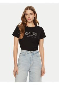 Guess T-Shirt V5RI16 J1314 Czarny Shirt Fit. Kolor: czarny. Materiał: bawełna #1