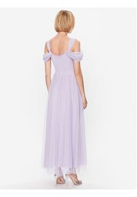 Rinascimento Sukienka wieczorowa CFC0112862003 Fioletowy Regular Fit. Kolor: fioletowy. Materiał: bawełna. Styl: wizytowy #5