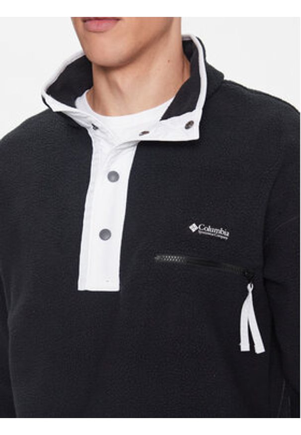 columbia - Columbia Polar Helvetia™ Half Snap 1889853 Czarny Regular Fit. Kolor: czarny. Materiał: syntetyk