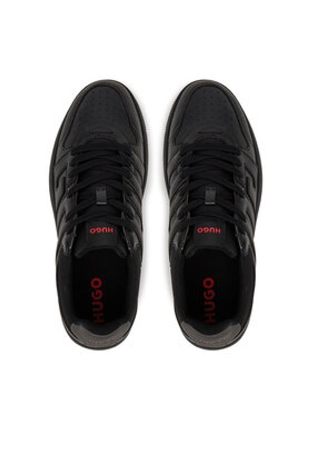 Hugo - HUGO Sneakersy 50541711 Czarny. Kolor: czarny. Materiał: skóra