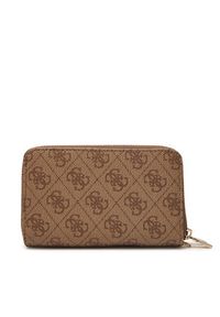 Guess Duży Portfel Damski SWSG85 00164 Brązowy. Kolor: brązowy. Materiał: skóra