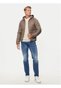 Jott Kurtka puchowa Nico P000MDOW01 Beżowy Slim Fit. Kolor: beżowy. Materiał: syntetyk #6