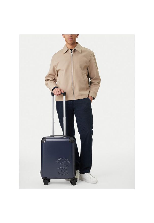 Walizka kabinowa Beverly Hills Polo Club. Kolor: niebieski