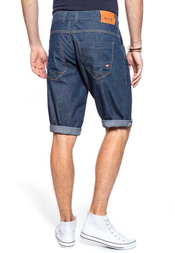 Mustang - SPODENKI MUSTANG Denim Bermuda 1009615 5000 880. Materiał: denim