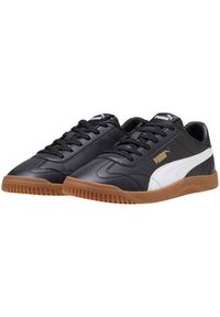 Puma - Męskie Buty Sportowe Club 5v5 Z Powlekanej Skóry. Kolor: czarny, biały, wielokolorowy. Materiał: skóra. Sport: turystyka piesza
