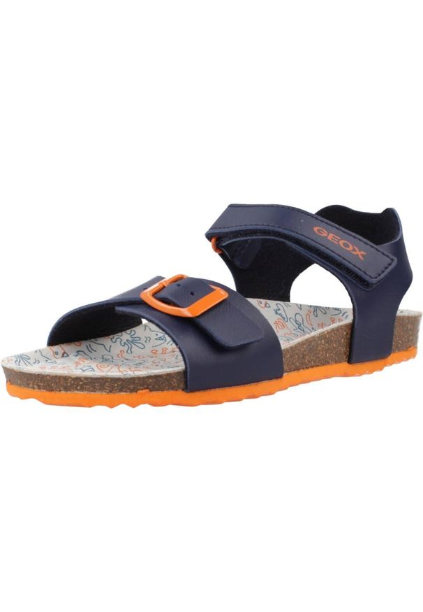 Sandały Geox Model J Ghita B.. Kolor: niebieski. Materiał: syntetyk