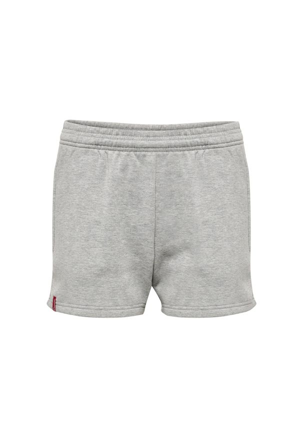 Szorty dla dzieci Hummel Red Basic. Okazja: na uczelnię. Kolor: szary. Materiał: materiał. Styl: sportowy. Sport: joga i pilates