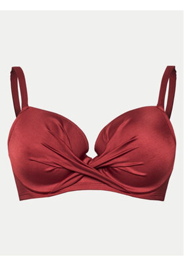 Dorina Góra od bikini Azores D001907MI010 Bordowy. Kolor: czerwony. Materiał: syntetyk