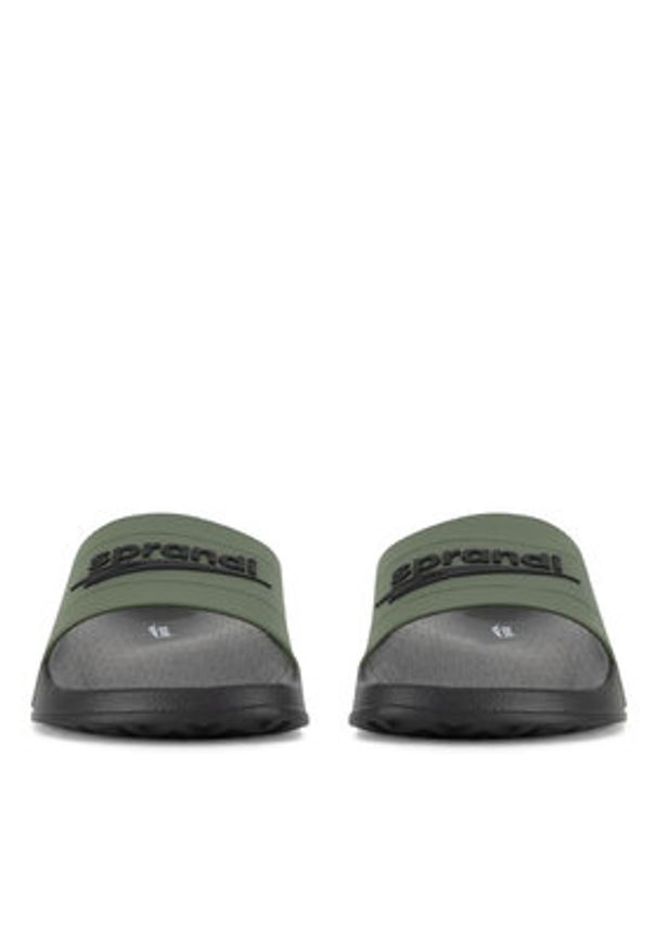 Sprandi Klapki WATERCRUMB MO-865695 Khaki. Kolor: brązowy. Materiał: materiał, syntetyk