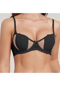 Intica - Biustonosz francuski z eleganckim krojem Anjali. Kolor: czerwony. Materiał: materiał #10