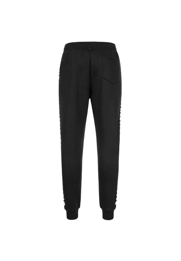 Spodnie do biegania Lonsdale Alston. Kolor: czarny. Materiał: dresówka. Styl: sportowy