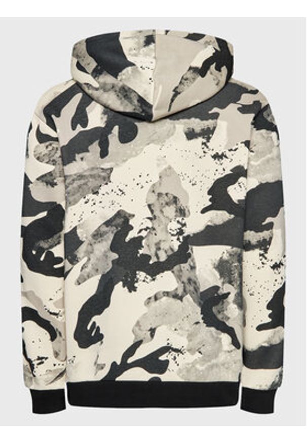 Adidas - adidas Bluza Camo Series HK2805 Szary Regular Fit. Kolor: szary. Materiał: bawełna