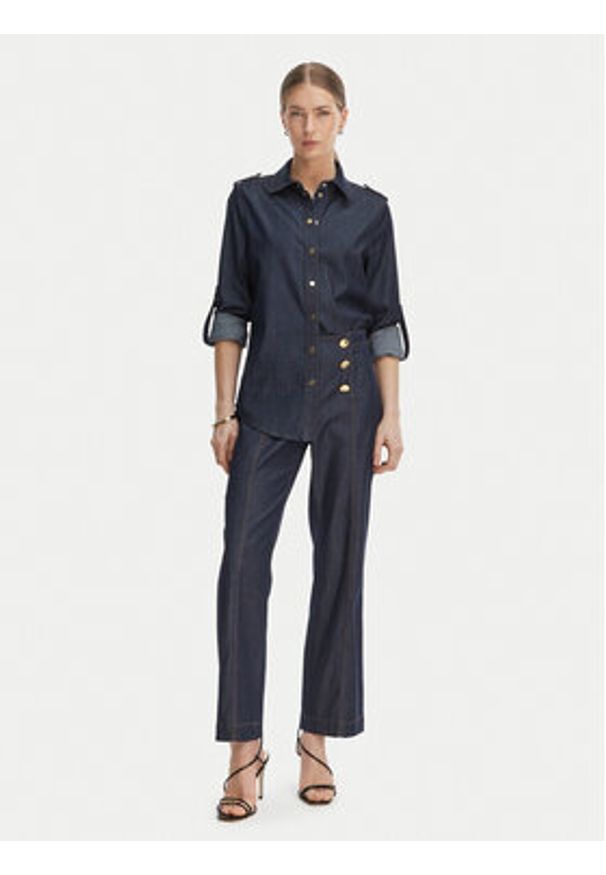 Marciano Guess Jeansy G6GA09 D1123 Granatowy Regular Fit. Kolor: niebieski