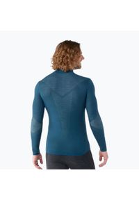 Bluza termoaktywna męska Smartwool Intraknit Thermal Merino Base Layer 1/4 Zip. Kolor: niebieski