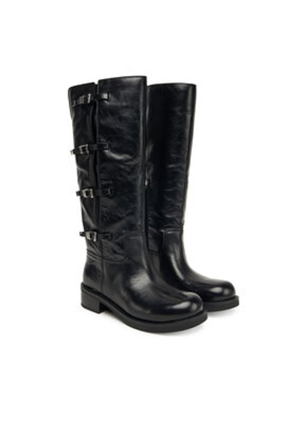 MICHAEL Michael Kors Kozaki Darrington 40F5DTFB6L Czarny. Kolor: czarny. Materiał: skóra