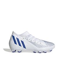 Adidas - Buty piłkarskie adidas Predator Edge.3 Mg M GY8057 białe białe. Zapięcie: sznurówki. Kolor: biały. Materiał: syntetyk, guma. Sport: piłka nożna