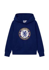 CHELSEA - Bluza z kapturem dla dzieci Chelsea. Typ kołnierza: kaptur. Kolor: niebieski. Sport: piłka nożna #1