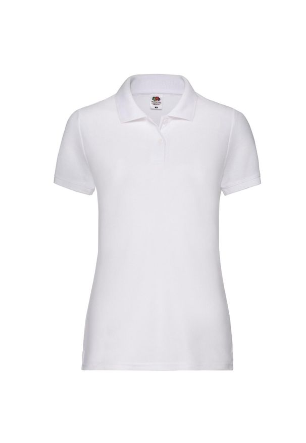 FRUIT OF THE LOOM - Koszulka Polo Dla Dorosłych Unisex 65/35 Pique. Typ kołnierza: polo. Kolor: biały