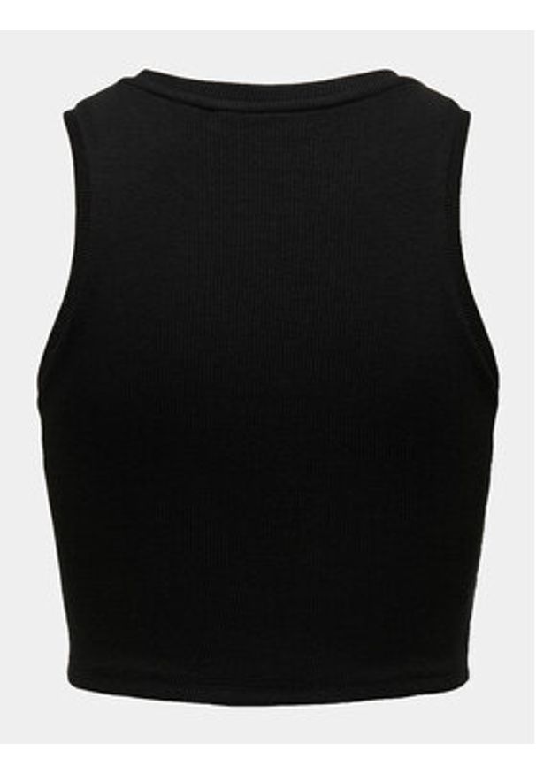 only - ONLY Top Vilma 15282771 Czarny Slim Fit. Kolor: czarny. Materiał: bawełna