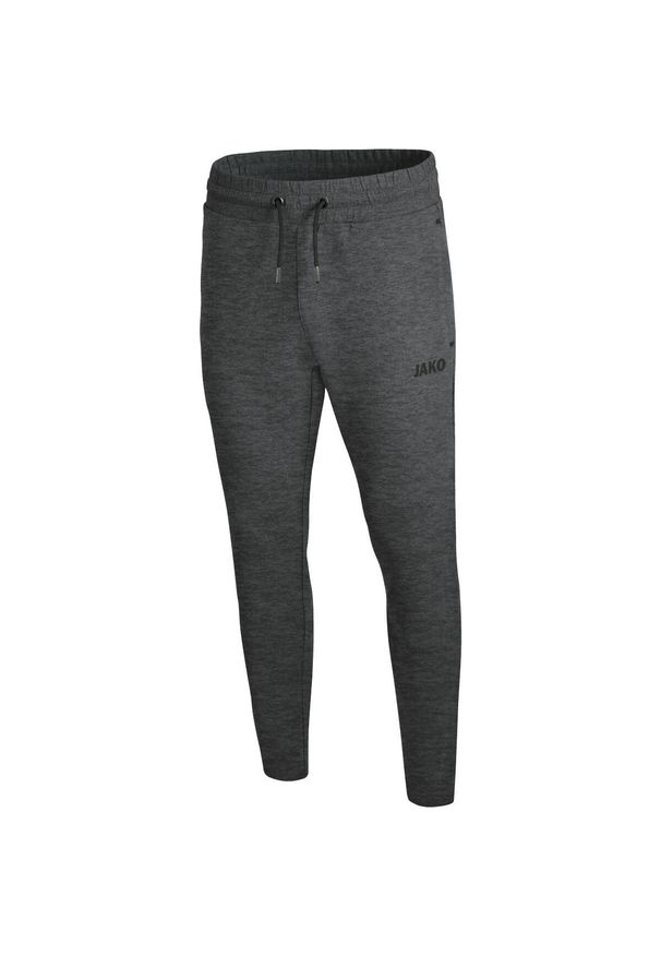 Damskie spodnie dresowe Jako jogging Premium Basics. Kolor: wielokolorowy, szary, brązowy. Materiał: dresówka. Sport: bieganie