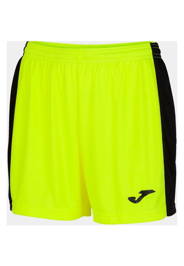 Szorty do biegania damskie Joma Maxi. Kolor: żółty, wielokolorowy, czarny. Materiał: poliester. Sport: bieganie
