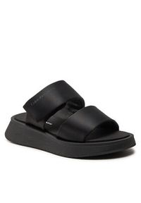 Calvin Klein Jeans Klapki Slide Double Strap Sandal Dc YW0YW01355 Czarny. Kolor: czarny. Materiał: materiał #3